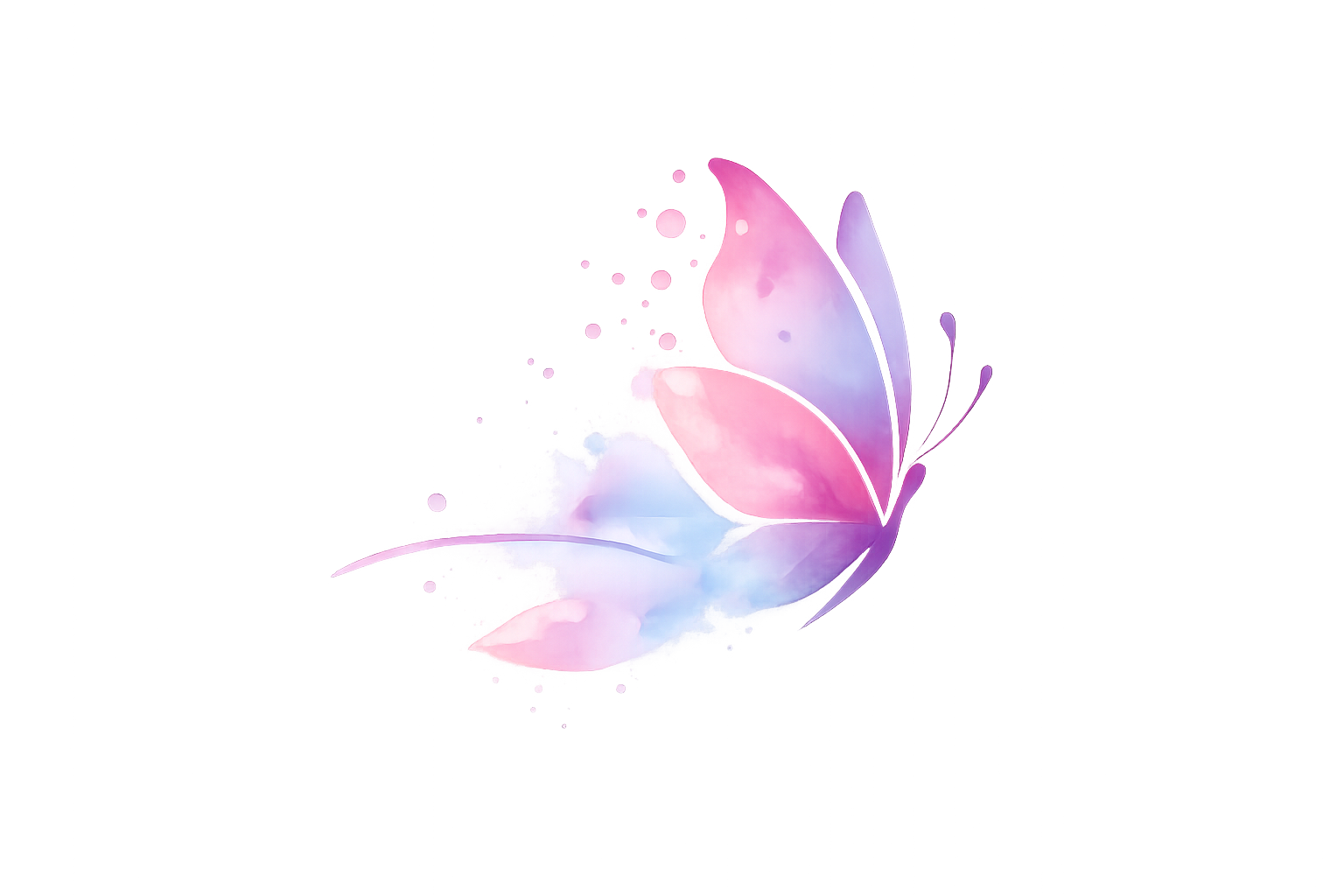Glowing Butterfly Logo